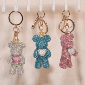 Bling Bear Keychain