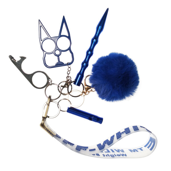 6Pcs Selfdefense Keychain Set For Women And Kids