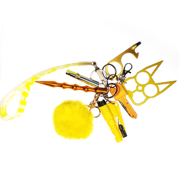 8Pcs Selfdefense Keychain Set For Women And Kids